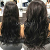 #1b Midnight Mimosa Clip In Hair Extensions 20 inches - SASA TRESSES 